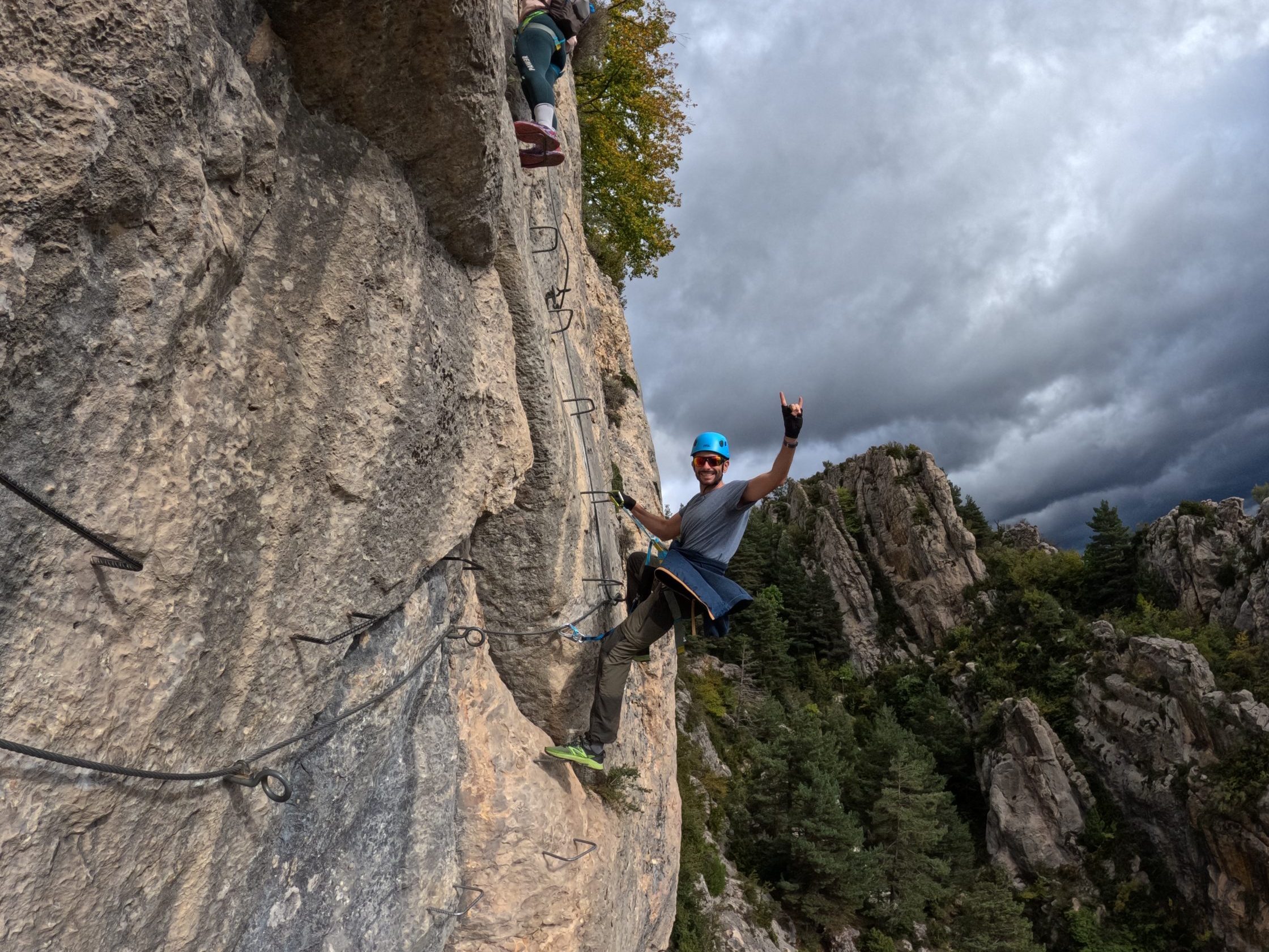 Via ferrada Roques d'Empalomar a Vallcebre amb Guia