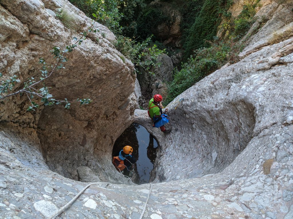 Barranquisme Montserrat Barranc Torrent Clot de la Sajolida