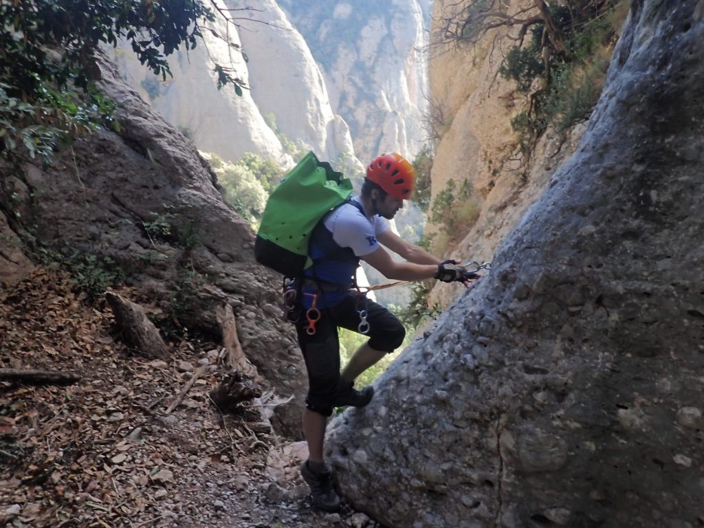 Barranquisme Montserrat Barranc Torrent Clot de la Sajolida