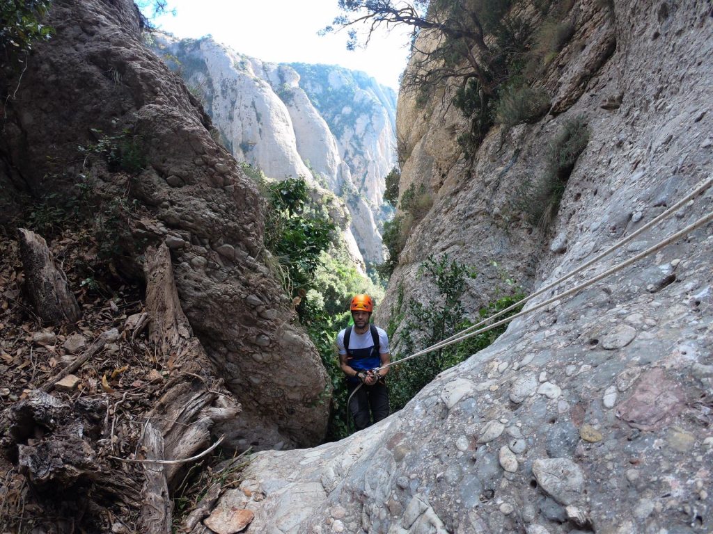 Barranquisme Montserrat Barranc Torrent Clot de la Sajolida