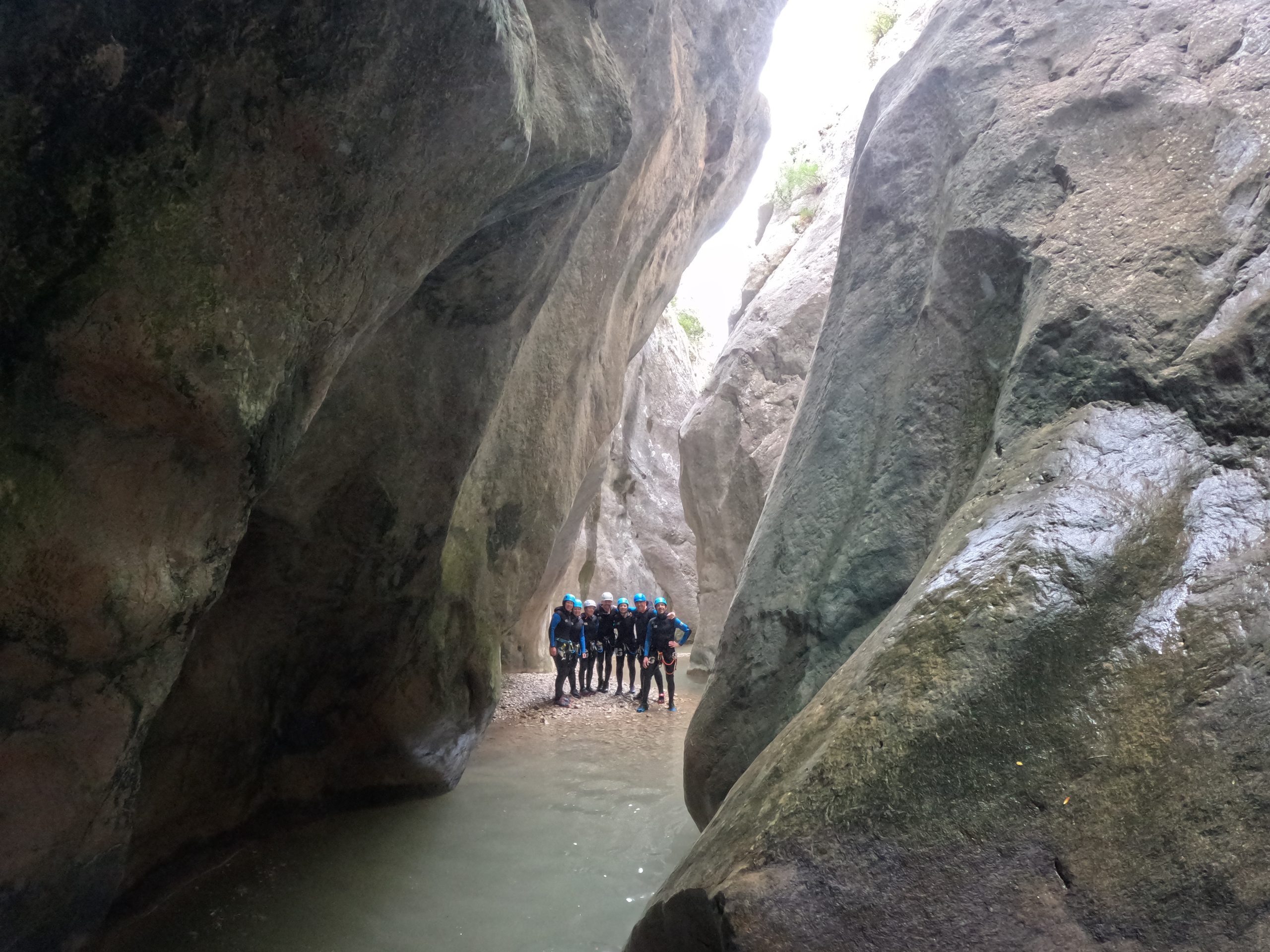 Barranc de Bóixols amb guia