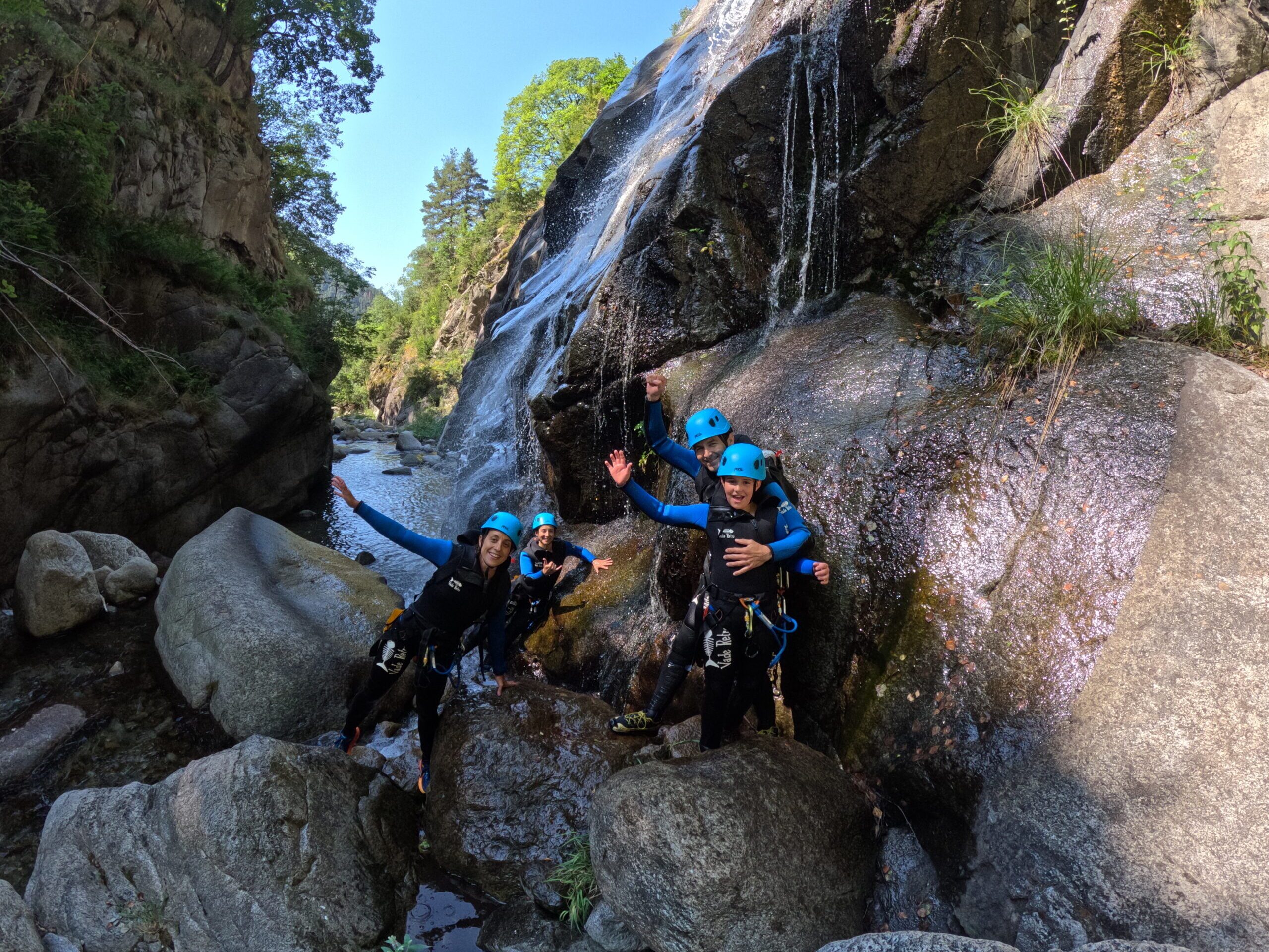 Barranc gorges del freser inferior amb guia