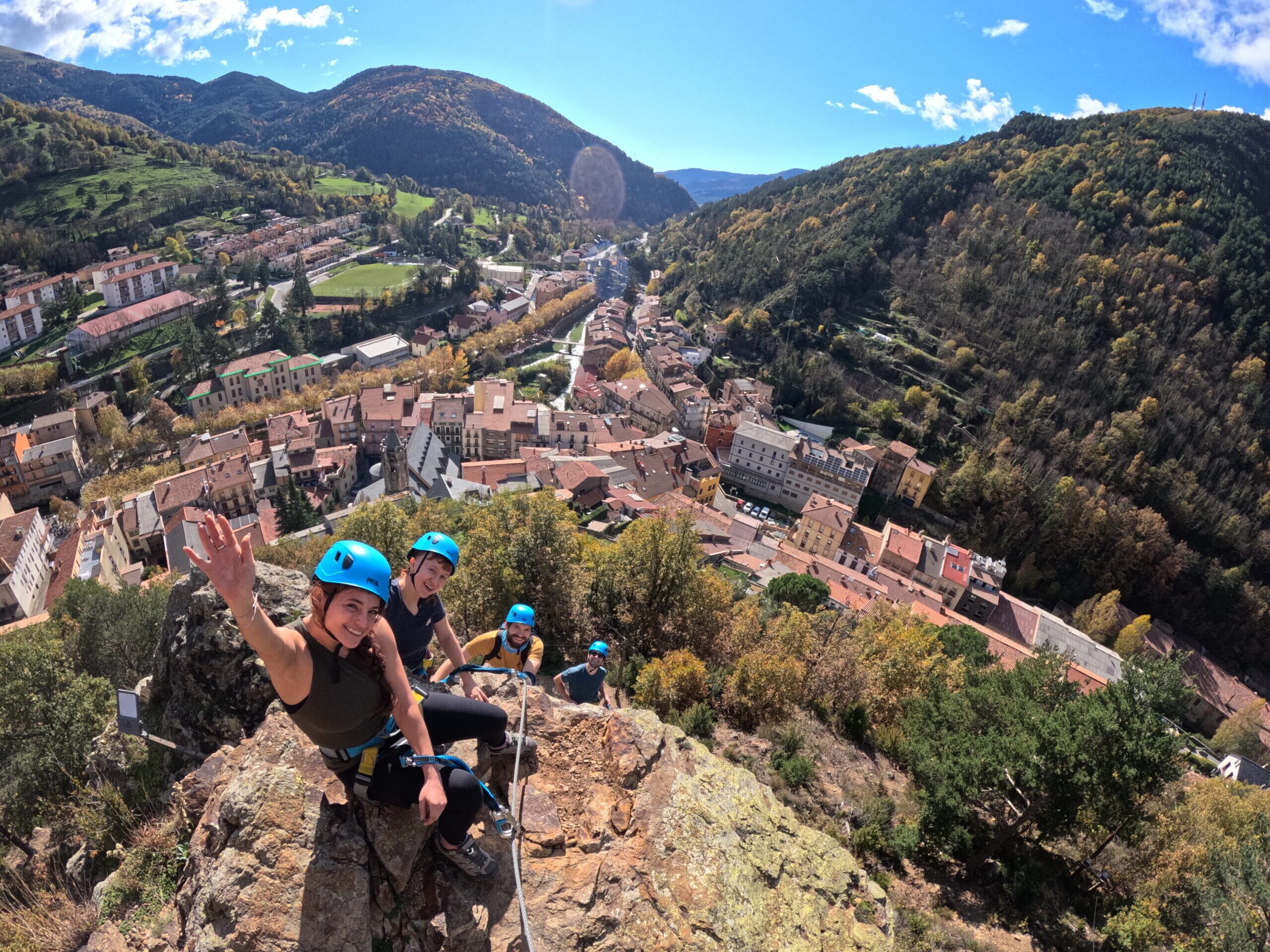 Via ferrada Roca de la Creu amb Guia